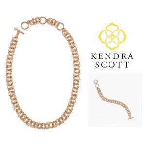 KENDRA SCOTT Rose Gold Necklace & Bracelet